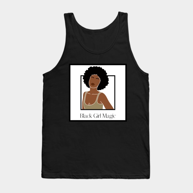 BLACK GIRL MAGIC Tank Top by BE UNIQUE BY SHANIQUE